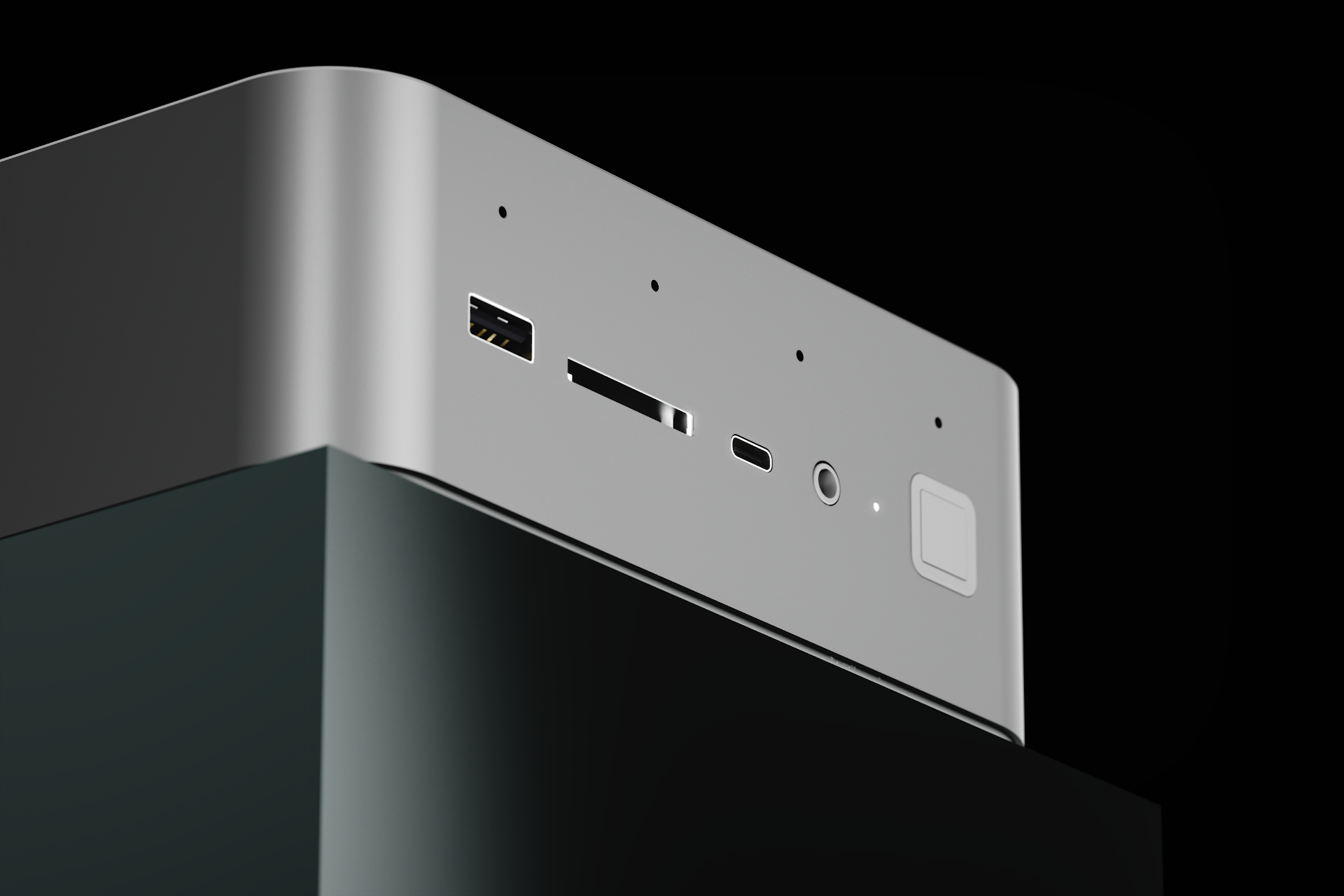 Machined chassis detail